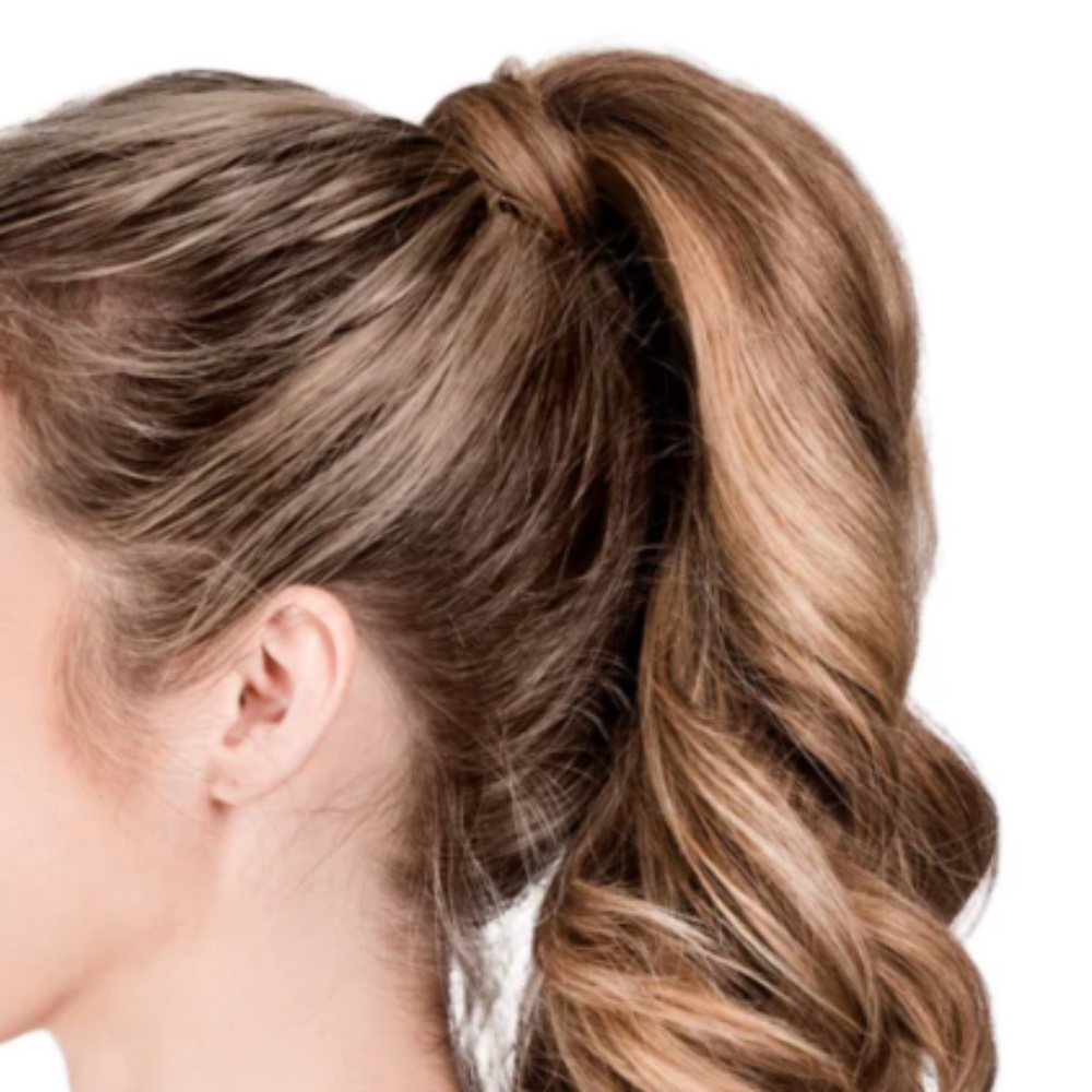 Locks & Mane - 100% Real Human Hair 8" Clip-In Ponytail